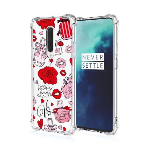 Jeelar para OnePlus 8 Funda,Lindo Fotos de Dibujos Animados Adecuado para Chicas Protectora Suave Silicona Funda-A82