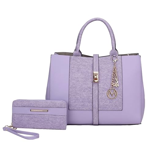 Image of J'OMOR by Mia Satchel Bag & Wristlet Wallet for Women's Crossbody Bag Tote Handbag Top-Handle Purse