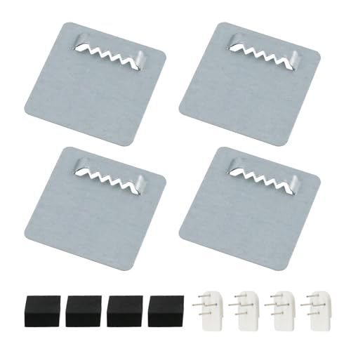 Image of Oedema 4 Pcs Heavy Duty Picture Hanging Kit Photo Frame Hook Picture Hanger for Hanging Mirrors, Picture, Frames