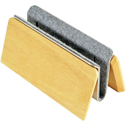Support vertical ordinateur portable bois massif base tablette et ventilation - 2