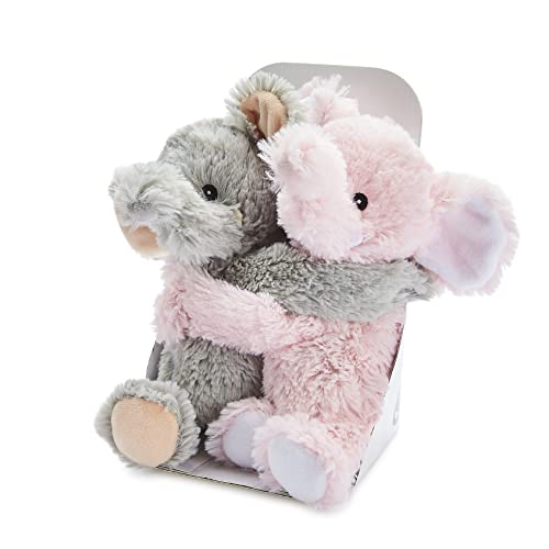 Warmies Hugs Elephants Soft Toys Grey And Pink, 0.53 Kg, Hug-Ele-1 #TOP30