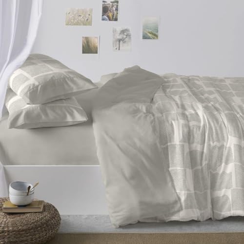 Burrito Blanco | Fundas nórdicas algodón | Cama de 200cm. (+Medidas Disponibles) | Diseño 630 | Color Laurel (200x200cm.)