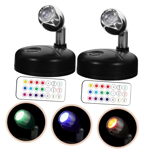 Mini lámparas nocturnas LED inalámbricas de 13 colores para estanterías de hogar 5