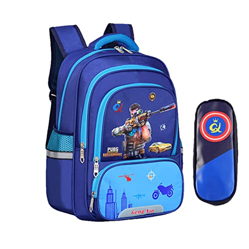 Sac à dos écolaire des garçons avec bretelles confortables pour l'école