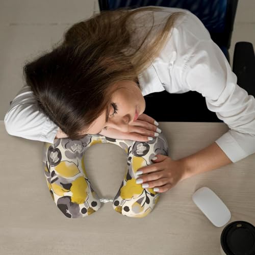Almohada De viaje con espuma viscoelástica tamaño único miniatura 6