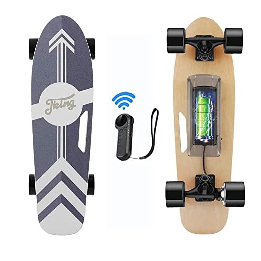 CAROMA 28inch Electric Skateboard 20 KM/H Top Speed, 350W Singal Motor, 8 Km Range, 7.7 Lbs, Maximum Load 176lb, 7 Layers Maple E Skateboard with Wireless Remote Control for Adults and Youths(Black)