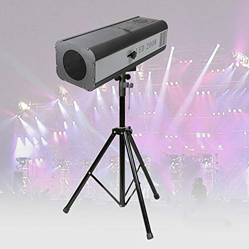 Cncest Stage Spotlight 200W Led Follow Spotlight With Stand Party Dj Disco Light Beam Spotlight Lamp Manual Control Stage Led Light Follow Spot Beam Light For Party Disco Wedding Birthdays Party Show #TOP21
