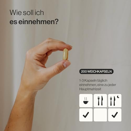 CLA Kapseln, 3000 mg CLA pro Tagesmenge, 200 Softgels | Konjugierter Linolsäure aus 100% reinem Safloröl für Männer und Frauen geeignet | Sport, Fitness, Training | Conjugated Linoleic Acid | Zenement – Bild 4