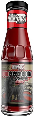SkinnyFATS Unipeppercorn Catchup: Black Pepper Ketchup, All Natural, GMO Free, Gluten Free