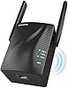 Amplificateur Wi-FI 1200 Mbit/s Répéteur WiFi pour Prise de Courant (867 Mbit/s 5 GHz + 300 Mbit/s 2,4 GHz, avec Gigabit LAN, Point d'accès, WPS), Couverture d'amplificateur Internet jusqu'à 120 m²
