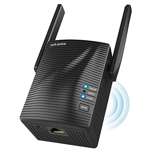 1200 Mbit/s WLAN Verstärker Dualband - Internet Verstärker mit 120m² WLAN-Reichweite | WLAN Repeater für Steckdose | WiFi Extender mit Access Point & WPS | 2,4 & 5Ghz WiFi Repeater mit LAN Anschluss