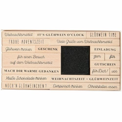 Stempelset Weihnachtsmarkt, Types FSC 100%