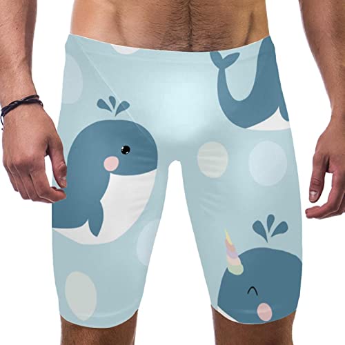 Pantalones cortos de natación Whale Blue Ocean XL, ideales para tus días de playa y piscina