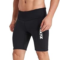 ZCCO Neoprenanzughose für Herren und Damen, 2 mm, Neopren-Shorts zum Schwimmen, Surfen, Schnorcheln, Tauchen, Bootfahren, Tauchen (Herren, L)