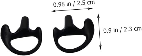 Miniatura 7 de 3 pares de moldes de silicona para oídos, tubo acústico, para negro, cómodo, no deformable, ajuste seguro para ejercicio