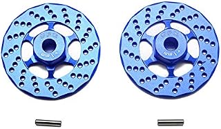 Aluminum +1mm Hex With Brake Disk For 1/10 Traxxas Ford GT 4-Tec 2.0 83056-4/4-Tec 3.0 93054-4 - 1Pr Set Blue