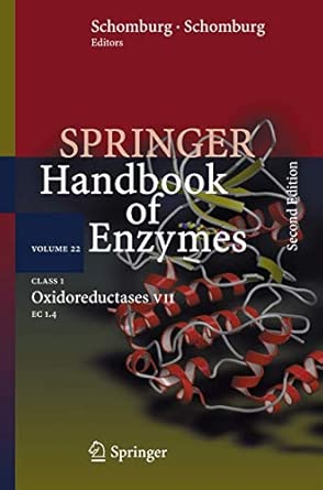 Class 1 Oxidoreductases VII: EC 1.4: 22  2nd  2005 Edition book cover