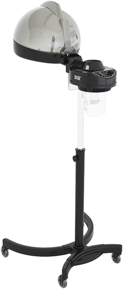 DIR Professional Hair Salon Steamer Free Standing Roller Hair Steamer with Hood - AirMist