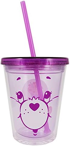 Amazon 大西賢製販 ケアベア Straw Tumbler Shaer Bear Cart 11 シェアベア ストロー タンブラー ランチ お弁当 コップ 可愛い タンブラーグラス オンライン通販
