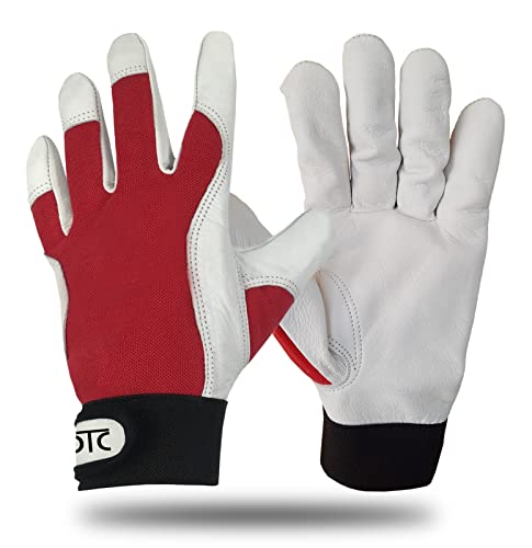 Nvt Leather Gardening Glove For Yark/Garden And Mechanical Work, Working Gloves For Weeding, Digging, Planting, Raking And Pruning. (Small) #TOP1