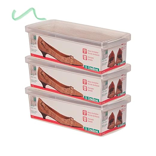 Caixa Pequena Para Sapatos Calçados Tênis Ordene Plástico 3 Un