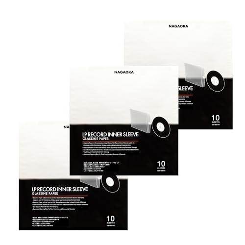 Amazon.co.jp: NAGAOKA LPレコードインナースリーブ グラシン紙製
