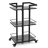 Paddie Esthetician Cart with Wheels, Salon Trolley Cart 3-Tier, Salon Equipment for Hair Stylist, Ho