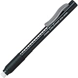 Pentel Clic Eraser Grip, Retractable Eraser, Black Barrel, Box of 12 (ZE22A) – view 4