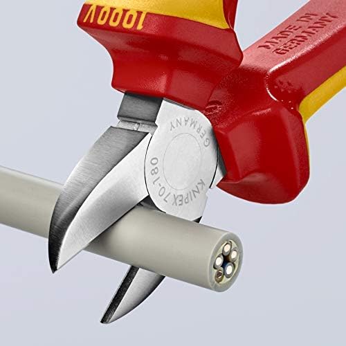 Knipex 70 06 180 Diagonal Cutter 7,09" chrome plated/VDE-tested