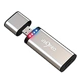 Audio Recorder for Lectures Digital Voice Recording Device with USB by dB9PRO (Silver) - 8GB / 48 Hrs Storage - Record While Charging - 2 Lanyards and 2 Free eBooks - Never Miss A Word!