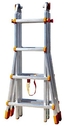 marchetti scala alluminio squadra 44 8+8 art.20701