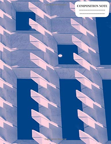 COMPOSITION NOTE: Cute Notebook Wide Ruled Blank Lined, Paperback, School Home, Writing Notes, Journal