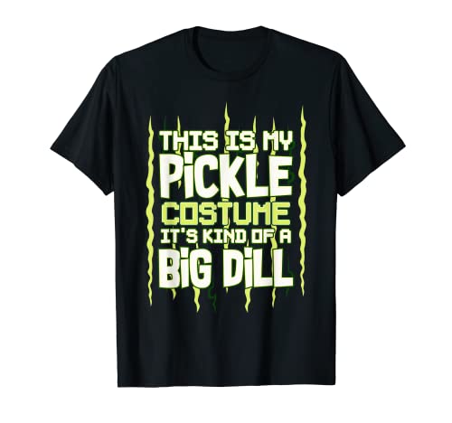 Este es mi disfraz de pepinillo para Halloween vegetal Camiseta