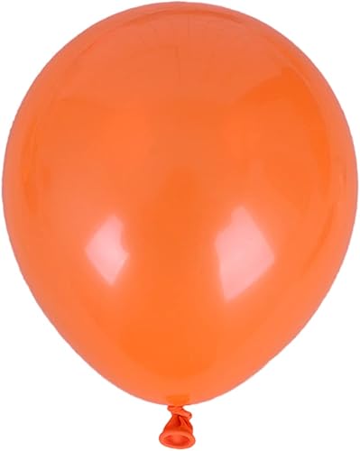 Miniatura 7 de Globos de látex naranja y blanco de 12 pulgadas, globos de confeti naranja y blanco para decoración de fiestas, paquete de 50