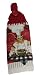 Handcrafted Hot Red Crochet Topped Pasta Chef Kitchen Towel