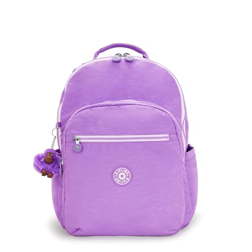 Image of Kipling Women's Seoul Extra Large 17 inch Laptop Backpack, Durable, Roomy with Padded Shoulder Straps, Built-In Protective Sleeve
