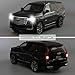 WAKAKAC Toy Car Compatible for 1:24 Escalade SUV Model Car, Alloy Pull Back Diecast Collectible Car with Sounds＆Lights for Kids Boys Girls and Adults, Gift Black