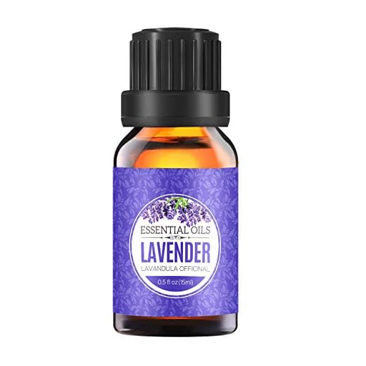 Homasy 15ml Aceite Esencial de Lavanda 100% Puro, Aceite Perfumado sin Diluir, Natural, Orgánico para Difusor, Relax, Alivio, Sueño, Piel, Cuerpo, Masaje, Aceites Naturales para el Hogar Interior