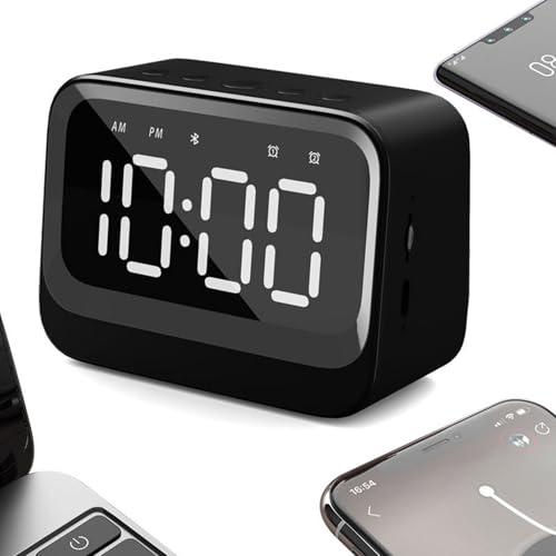 Reloj despertador con altavoz soluciona despertar con estrés 8