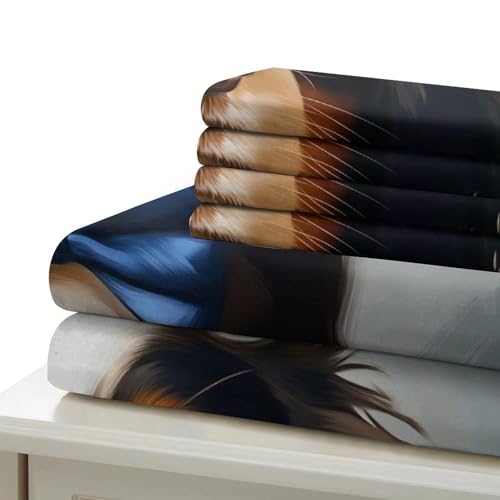 Housse de couette 3D Cavalier King Charles microfibre 220x240cm