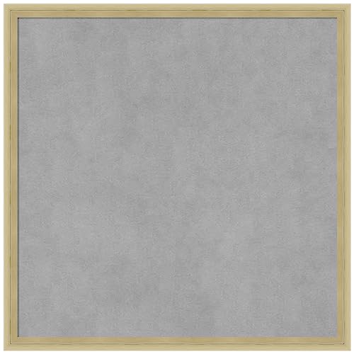 Amanti Art Gold Framed Magnetic Board, 21x21, Modern Office Decor