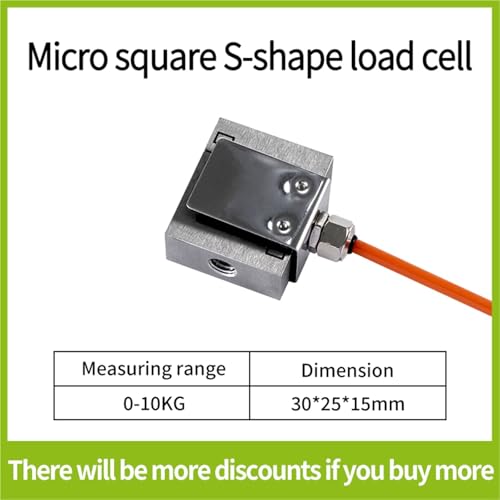 Sensor de celda de carga tipo S de 0-10KG para bascula electronica de peso 2