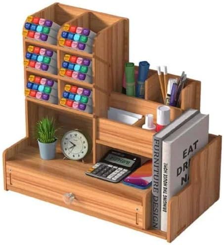 Perfect Dealz Desktop Organizer with Book Holder