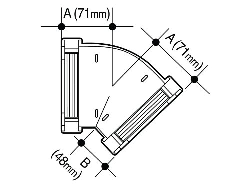 Eviter les fuites de toit avec l'angle de coupe Wavin Osma 45° 112 mm marron - 3