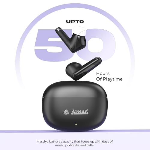 Image of AROMA NB126 Force Plus Upto 50Hr Playtime*, Fast Charging, Dual Pairing, Heavy Bass Bluetooth