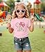 Magical Shirt for Girls Cute Graphic Tee Holiday Family Vacation Shirts Kids Short Sleeve Outfits Tops Pink
