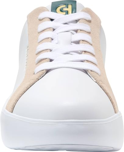 Cole Haan Cole Haan Women's Grand Crosscourt Joy Platform Sneaker, White Lepoard Print, 5.5-B US