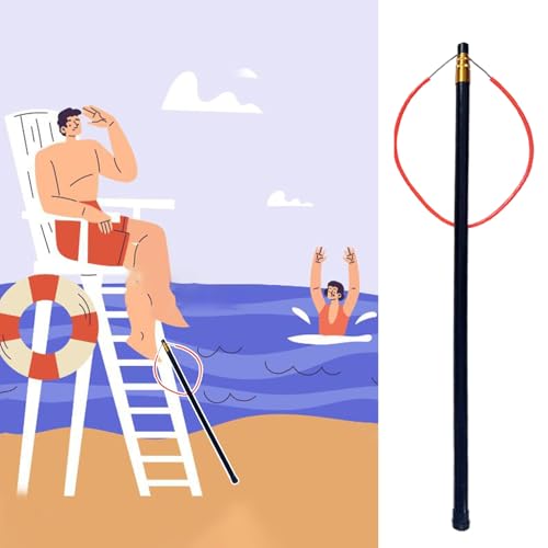 Poste de seguridad para piscina gancho salvavidas poste rescate emergencia longitud ajustable
