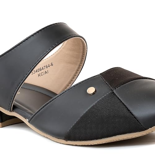 Image of Khadim's Cleo Flat Mule Slip On Sandal for Women
