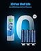 EBL AAA Batteries 48 Pack with AA Batteries 24 Pack, Long-Lasting Alkaline Power for All Your Devices, 10-Year Shelf Life